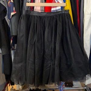 Eloquii Studio Tulle Midi Skirt